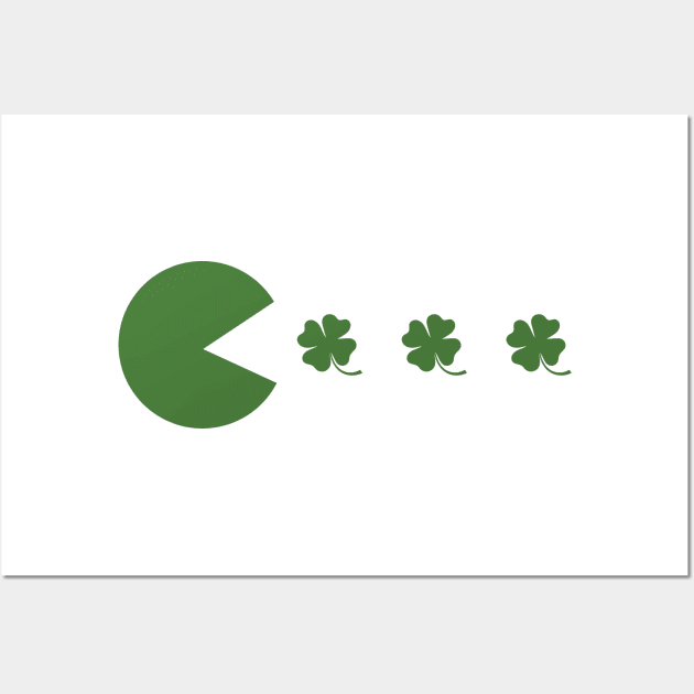 St Patrick's Day Gamer Design Wall Art by SiGo